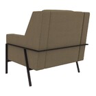 Kit 02 Poltronas Decorativas Sala De Estar Lecce Pés Aço Linh