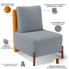 Kit 02 Poltronas Decorativas Sala De Estar Living  Hungria L0