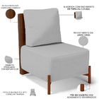 Kit 02 Poltronas Decorativas Sala De Estar Living Hungria L02