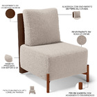 Kit 02 Poltronas Decorativas Sala De Estar Living Hungria L02