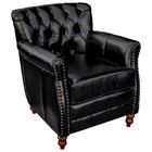 Kit 02 Poltronas Decorativas Sala De Estar Níger Pés Madeira