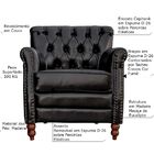 Kit 02 Poltronas Decorativas Sala De Estar Níger Pés Madeira