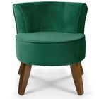 Kit 02 Poltronas Decorativas Sala De Estar Pés De Madeira Ayl