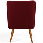 Kit 02 Poltronas Decorativas Sala De Estar Pés Palito Megara