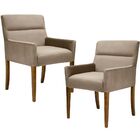 Kit 02 Poltronas Decorativas Sala De Estar Vicenza Veludo Imp