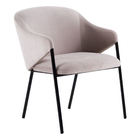 Kit 02 Poltronas Decorativas Sala De Estar Zaque Cinza Com Pé