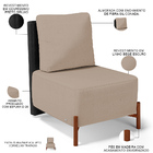 Kit 02 Poltronas Decorativas Sala Estar Living Hungria L02 Co