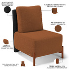 Kit 02 Poltronas Decorativas Sala Estar Living Hungria L02 Co