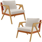 Kit 02 Poltronas Decorativas Sala Estar Pietra L02 Couríssimo