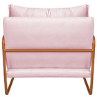 Kit 02 Poltronas Decorativas Sevilha Base De Ferro Bronze Sin