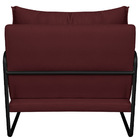 Kit 02 Poltronas Decorativas Sevilha Base De Ferro Preto Sued