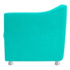 Kit 02 Poltronas Decorativas Tilla Corano Azul Turquesa - Ama