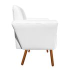 Kit 02 Poltronas Dora Corino Pés Palito Castanho D'rossi - Br