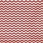 Kit 02 Poltronas Dora Estampado Zig Zag Vermelho D79 Pés Pali