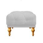 Kit 02 Poltronas E 01 Puff Dani Suede Branco - Amarena Móveis