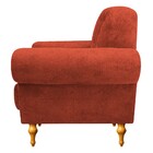 Kit 02 Poltronas E 01 Puff Dani Suede Terracota - Amarena Móv