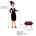 Kit 02 Poltronas E 02 Puffs Costela Base Fixa Corano - Amaren