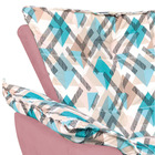 Kit 02 Poltronas E 02 Puffs Opala Suede Com D33 Pés Palito Ca