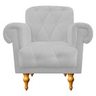 Kit 02 Poltronas E  01 Namoradeira Decorativas Dani Suede Bra