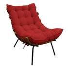 Kit 02 Poltronas E Puff Costela Base Fixa Corano - Amarena Mó