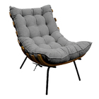 Kit 02 Poltronas E Puff Costela Base Fixa Corano - Amarena Mó