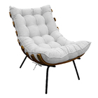 Kit 02 Poltronas E Puff Costela Base Fixa Corano - Amarena Mó