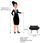 Kit 02 Poltronas E Puff Costela Base Fixa Corano - Amarena Mó