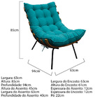 Kit 02 Poltronas E Puff Costela Base Fixa Suede - Doce Sonho