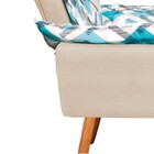 Kit 02 Poltronas E Puff Opala Suede Com D33 Pés Palito Castan