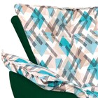 Kit 02 Poltronas E Puff Opala Suede Verde Com D33 Pés Palito