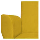 Kit 02 Poltronas Elisa Palito Mel Suede Amarelo - Amarena Móv