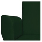 Kit 02 Poltronas Elisa Palito Mel Suede Verde - Amarena Móveis