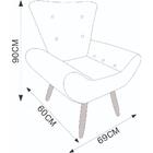 Kit 02 Poltronas Emilia Cinza