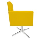 Kit 02 Poltronas Gênesis Base Giratória De Metal Corano Amare