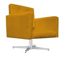 Kit 02 Poltronas Gênesis Base Giratória De Metal Suede Mostar