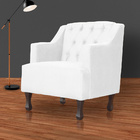 Kit 02 Poltronas Genesis Luxo Suede Cores - Ds Estofados - Br