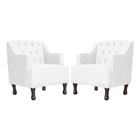 Kit 02 Poltronas Genesis Luxo Suede Cores - Ds Estofados - Br