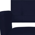 Kit 02 Poltronas Gênesis Palito Mel Corano Azul Marinho - Ama