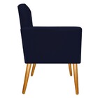 Kit 02 Poltronas Gênesis Palito Mel Corano Azul Marinho - Ama