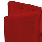 Kit 02 Poltronas Gênesis Palito Mel Suede Vermelho - Amarena