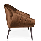 Kit 02 Poltronas Giovana Acetinado Pés Palito De Ferro - D'ro