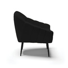 Kit 02 Poltronas Giovana Linho Pés Palito De Ferro D01 - D'ro