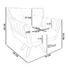 Kit 02 Poltronas Giratoria Anitta Corino