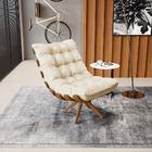 Kit 02 Poltronas Giratória Costela Base Madeira Ma30 Sintétic