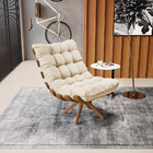 Kit 02 Poltronas Giratória Costela Suede Base Madeira Ma30 -