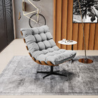 Kit 02 Poltronas Giratória Costela Suede Base Metálica Preto