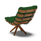 Kit 02 Poltronas Giratória Costela Veludo Luxo Base Madeira M