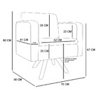Kit 02 Poltronas Giratória Emília Suede Com Strass Base Madei