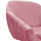 Kit 02 Poltronas Giratória Giovana Suede Base Madeira Mm30 D0