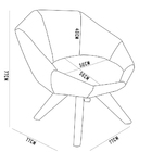 Kit 02 Poltronas Giratória Jaspe Linho Saturno Cinza Base De